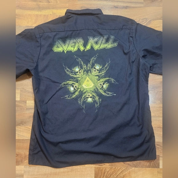 Dickies Over Kill Graphic Work Shirt Black Men’s 2XL - Picture 2 of 10